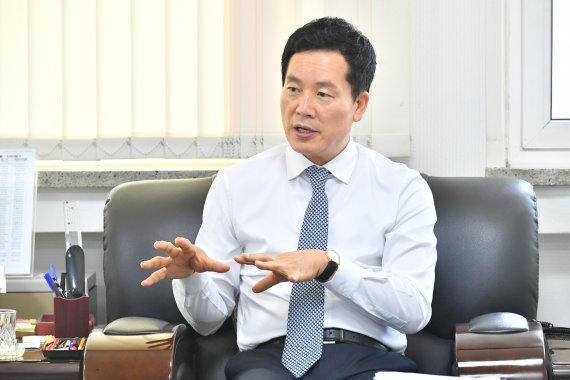 "해운대를 대한민국이 자랑하고 세계에서 가장 살고 싶은 도시로 만들어 나가겠다"고 강조하는 홍순헌 해운대구청장. 사진=해운대구 제공