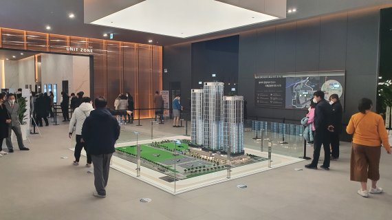 청라 수자인 디에스틴 견본 주택 내부. © 뉴스1 전형민 기자