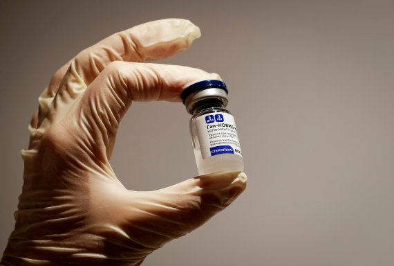러시아에서 개발한 코로나19 백신 ‘스푸트니크V’.로이터뉴스1