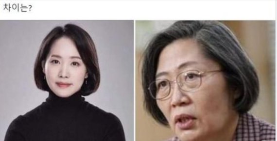 이재명 더불어민주당 대선후보 직속의 기본사회위원회 공동위원장인 최배근 건국대 교수가 민주당 공동선대위원장으로 영입된 조동연 서경대 교수(왼쪽)와 윤석열 선대위 공동선대위원장으로 영입된 이수정 경기대 교수 사진을 나란히 놓고 "차이는?"이라며 짧막한 물음을 던졌다. 여성 외모 비하 논란을 일자 최 교수는 두 후보의 인사영입관에 대한 차이를 지적했을 뿐, 외모 비교는 아니었다고 해명에 나섰다. (페이스북 갈무리) © 뉴스1