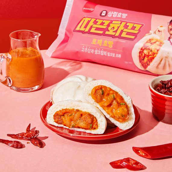 '로제·민초' 인기 맛은 다 넣었다…삼립, MZ겨냥 이색 호빵 열전