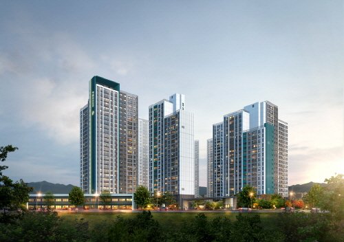 김천 푸르지오 더 퍼스트_야경 투시도