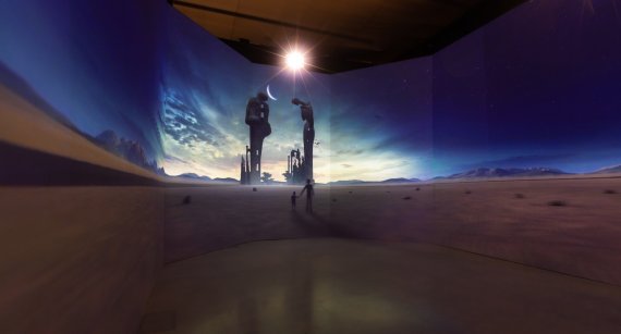 [서울=뉴시스]살바도르 달리 전시. 섹션 8, 드림즈 오브 달리 전시전경.