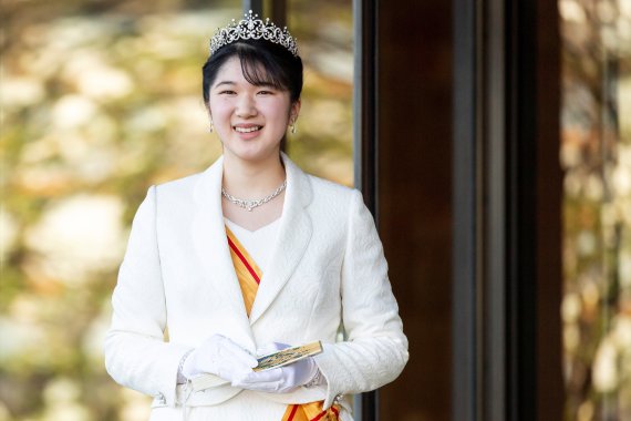 5일 나루히토 일왕과 마사코 왕비의 외동딸인 아이코 공주가 도쿄에서 성년식을 치렀다. © 로이터=뉴스1 /사진=뉴스1
