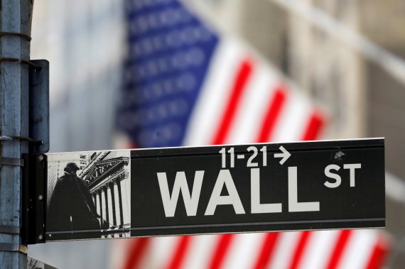 미국 뉴욕증권거래소(NYSE)가 위치하고 있는 월스트리트. /사진=로이터뉴스1