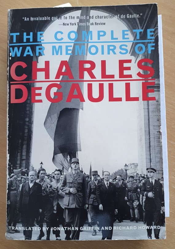 샤를 드골의 '전쟁 회고록' 표지. 조성관 작가 제공