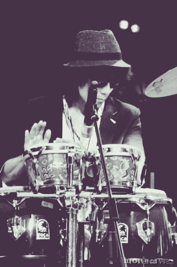 양하영 밴드 퍼커션 김수한. 사진제공=양주숲제빵소