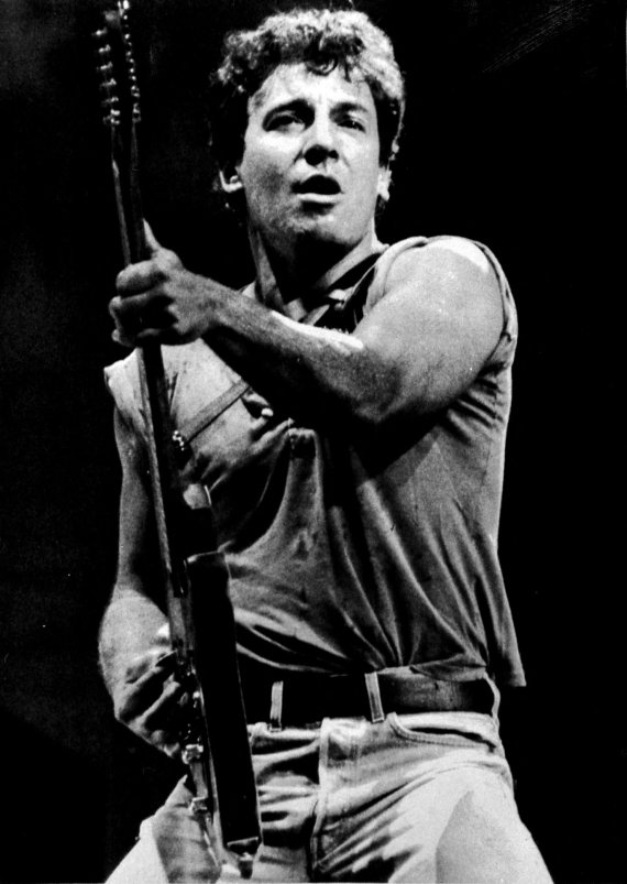 브루스 스프링스틴이 지난 1985년 캐나다에서 공연할때의 모습. 로이터뉴스1