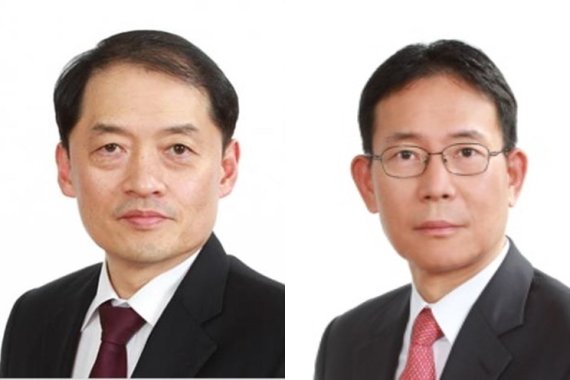 [서울=뉴시스]현대자동차그룹이 17일 임원 203명을 신규 선임하는 임원 인사를 단행했다. 왼쪽부터 김선섭 글로벌사업관리본부장 부사장, 오익균 현대차 러시아권역본부장 부사장. (사진=현대차그룹 제공)