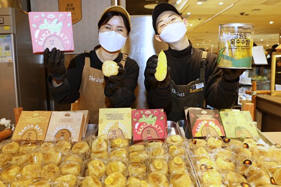 롯데百, 춘천 감자빵 판매 '감자밭' 팝업 오픈