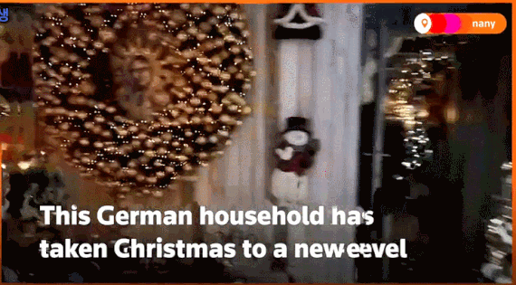 크리스마스에 진심인 독일 부부, 집안의 트리 개수 세보니 '세계 신기록'