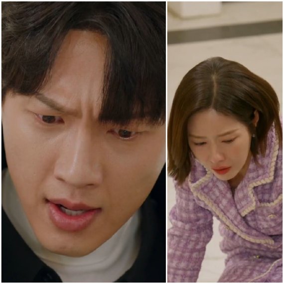 [서울=뉴시스] 박하나에 "다신 내 눈 앞에 얼씬도 하지 마. 우린 파혼이야"라며 호통치는 지현우 2021.12.20 (사진=KBS 방송화면 캡쳐) photo@newsis.com*재판매 및 DB 금지 *재판매 및 DB 금지