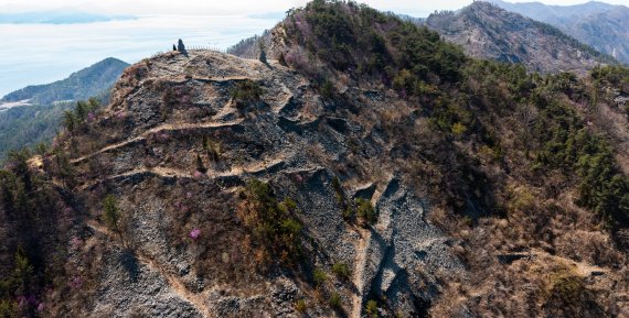 국가 산림문화자산으로 지정된 전남 보성군 오봉산 우마차길 전경.사진=보성군 제공