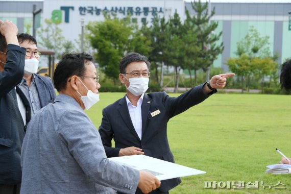 정하영 김포시장 고촌 근린공원 현장행정. 사진제공=김포시