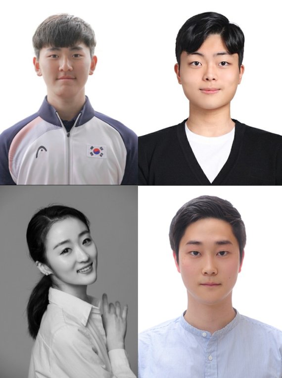 2021 대한민국 인재상에 선정된 주요 수상자들. 왼쪽 위부터 시계방향으로 김제덕군, 이예원군, 강은혜씨, 신민철 /뉴스1.