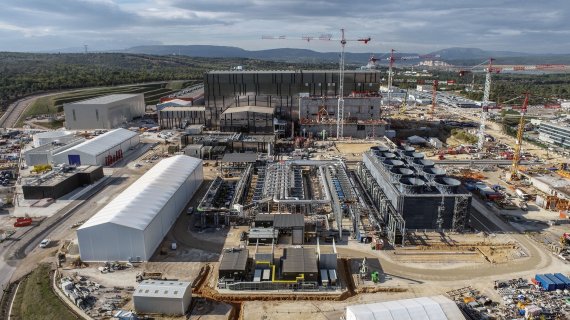 프랑스 남부 카다라슈에 건설중인 국제 핵융합 실험로(ITER). 핵융합에너지연구원 제공