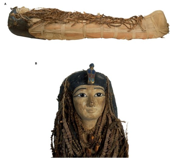 물리적으로 조사할 수 없었던 3500년 된 이집트 파라오 미라 내부가 디지털 기술로 밝혀졌다. 해당 사진은 논문에 실린 아멘호텝 1세 미라. 2021.12.29/news1 © 뉴스1