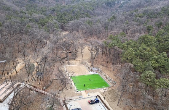 인천 남동구 산밑말근린공원 55년 만에 준공