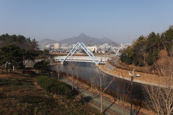 전남도 1월 추천관광지로 선정된 목포시의 삼학도 모습