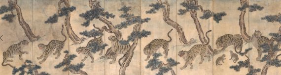 [서울=뉴시스] '월하송림호족도', 조선 19세기. (사진=국립중앙박물관 제공) 2022.01.05. photo@newsis.com *재판매 및 DB 금지