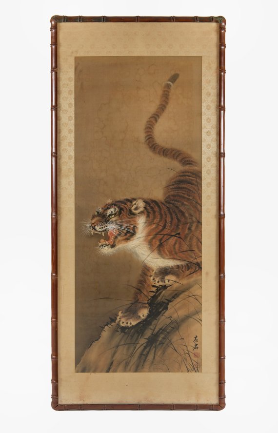 [서울=뉴시스] 맹호도. (사진=국립민속박물관 제공) 2022.01.05. photo@newsis.com *재판매 및 DB 금지