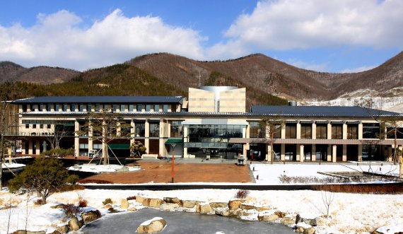 한국스포츠종합학교가 골프캠프를 개최하는 경북 칠곡군에 있는 세븐밸리 컨트리클럽 클럽하우스. 사진=한국스포츠종합학교 제공