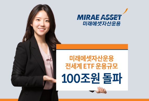 미래에셋운용, 국내 운용업계 최초 전세계 ETF 운용규모 100조원 돌파