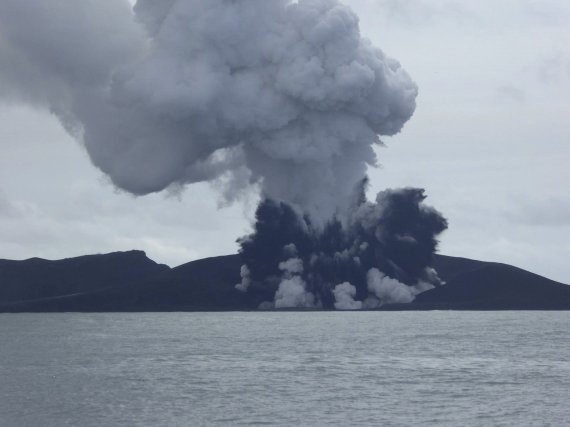 남태평양 통가정부 해저 화산 폭발 쓰나미 경고(종합)