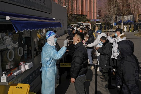 É pouco antes das Olimpíadas... As autoridades estão muito preocupadas com o caso confirmado da Omicron em Pequim