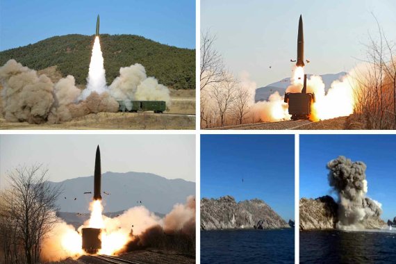 북한, 어제 철도기동미사일 훈련…"전술유도탄 2발 명중"(종합)