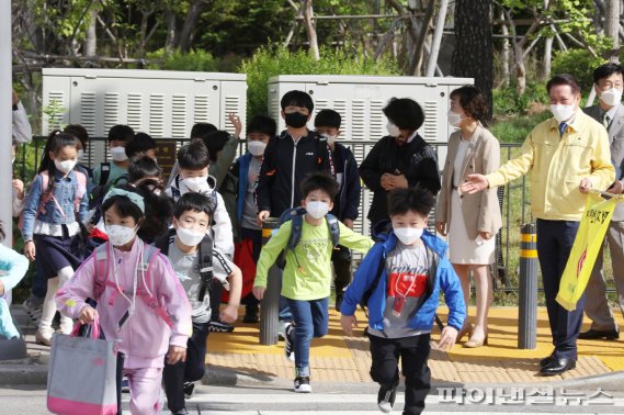 안양시 어린이 교통안전 릴레이 점검 실시. 사진제공=안양시