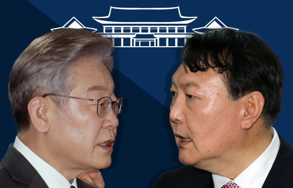 소상공인 만나 李 "대규모 국가지원" 尹 "임대료 반값정책"