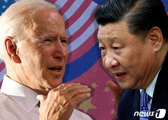 조 바이든 미국 대통령, 시진핑 중국 국가주석 뉴스1