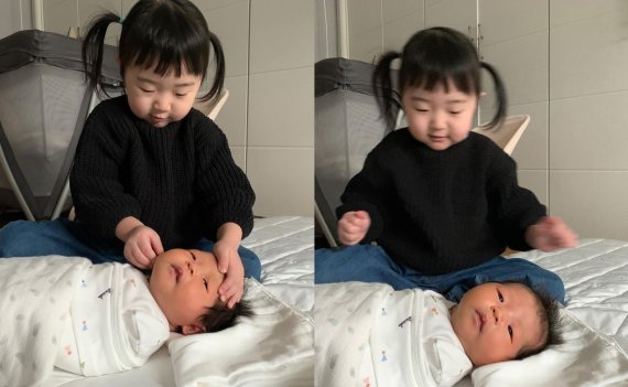 [서울=뉴시스] 이지혜, '육아전쟁' 속에서도 딸들 보니 그저 '흐뭇' 2022.01.20 (사진=이지혜 SNS 제공) photo@newsis.com*재판매 및 DB 금지 *재판매 및 DB 금지