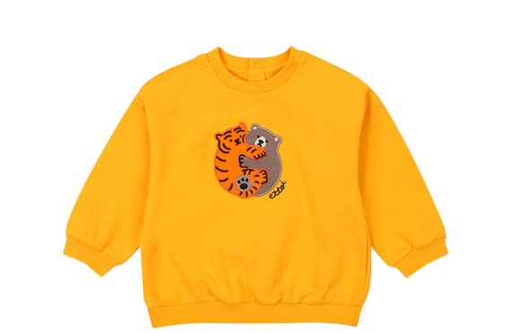 에뜨와가 무직타이거와 협업해 선보이는 뚱랑이 맨투맨