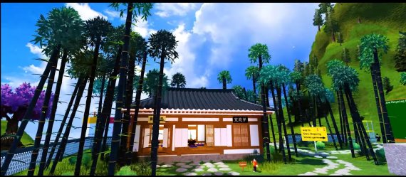 [서울=뉴시스]한국관광공사가 제작한 미국 메타버스 게임플랫폼 '로블록스' 활용 게임 (사진 = 한국관광공사) 2021.12.20. photo@newsis.com *재판매 및 DB 금지