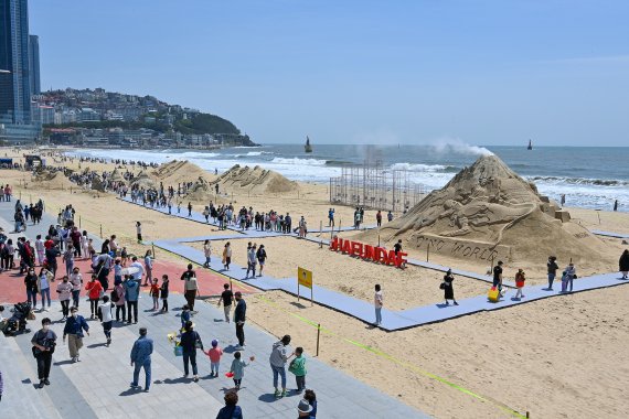 지난해 해운대모래축제 모습