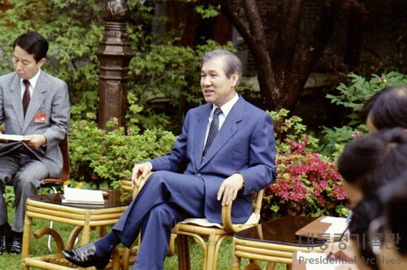 1990년 공보처 홍보국 사진담당관이 촬영한 노태우 전 대통령. ⓒ대통령 기록관, 공공누리 제3유형