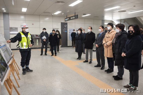 남양주시의회 3월19일 진접선 개통 현장점검