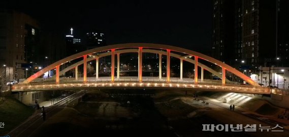 안양시 서로교 야경. 사진제공=안양시