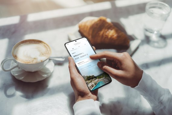 신라호텔 모바일 체크인(호텔신라 제공).© 뉴스1