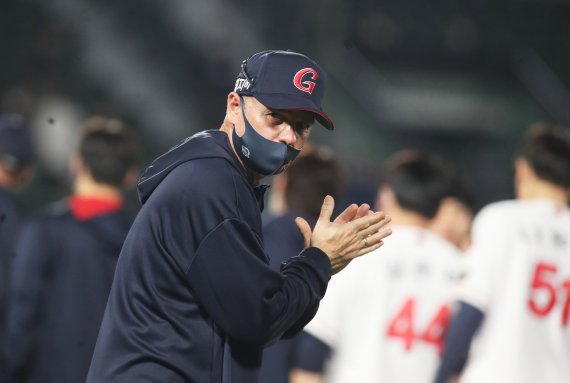 래리 서튼 롯데 자이언츠 감독. 2021.5.13/뉴스1 © News1 여주연 기자