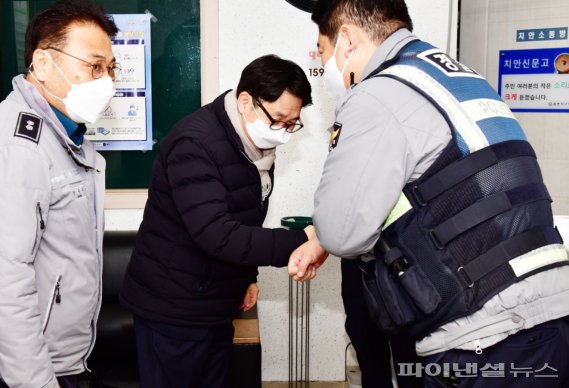 최종환 파주시장 설연휴 비상근무 현장점검