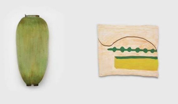 왼쪽부터 임충섭의 'Untitled-Vegetarian II'(2012) 와 리차드 터틀의 'New York, New Mexico' (1998) /사진=페이스갤러리 서울
