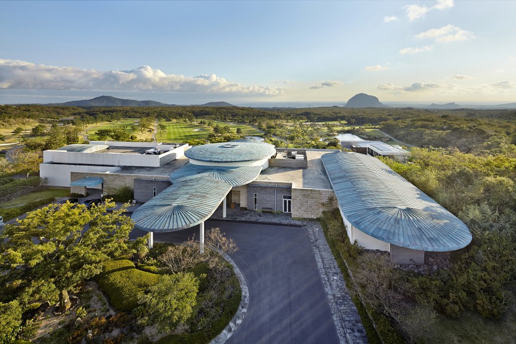 Teddy Valley Golf and Resort clubhouse and golf course in Andeok, Jeju