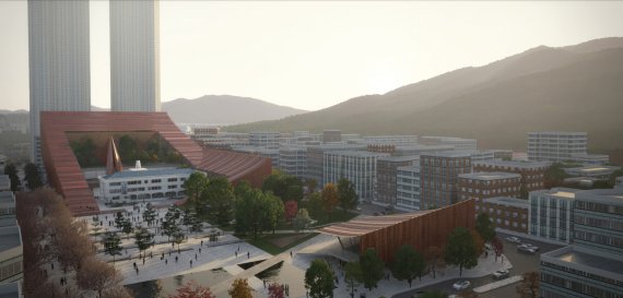 청주시청사 조감도.© News1