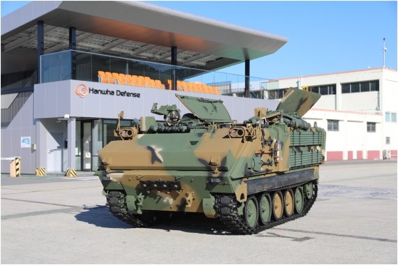[서울=뉴시스] 120밀리 자주박격포. 2022.02.04. (사진=한화디펜스 제공) *재판매 및 DB 금지
