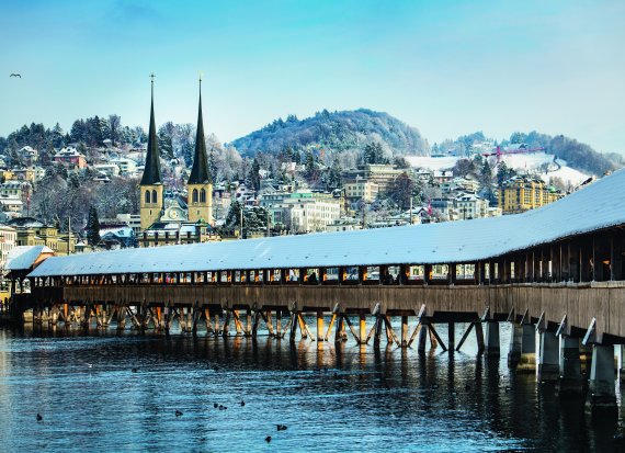 루체른 겨울풍경. 이하 스위스정부관광청 제공