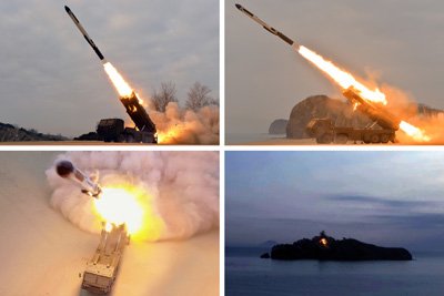 북한 순항미사일 시험 발사. 사진=노동신문 캡처