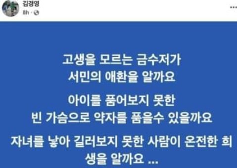 "아이 없다" 김건희 겨냥하려다 난임부부에 '역풍' 맞은 시의원